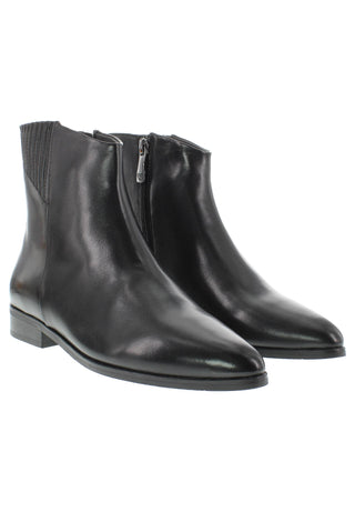 LARISSA - elegante Lederstiefelette mit verdecktem Gummizug