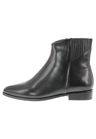 LARISSA - elegante Lederstiefelette mit verdecktem Gummizug