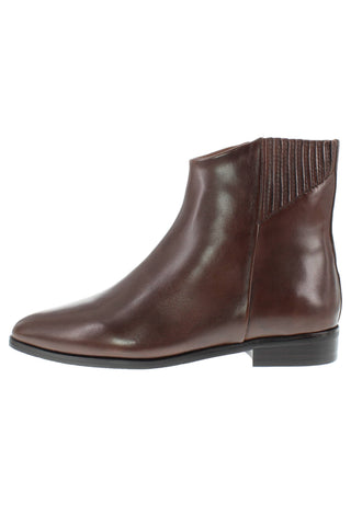 LARISSA - elegante Lederstiefelette mit verdecktem Gummizug
