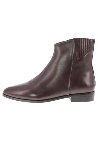 LARISSA - elegante Lederstiefelette mit verdecktem Gummizug