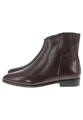 LARISSA - elegante Lederstiefelette mit verdecktem Gummizug