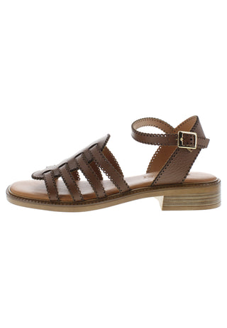 VIRGILIA - hochwertige Damensandalette in Riemchen-Optik
