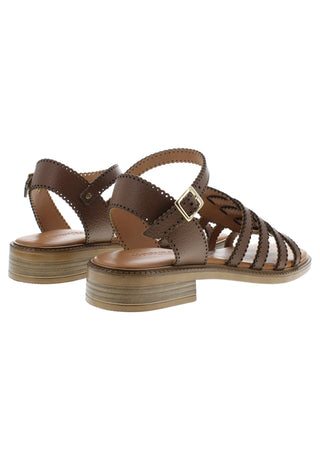 VIRGILIA - hochwertige Damensandalette in Riemchen-Optik