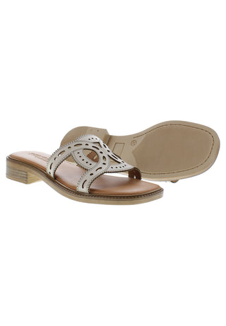 VIVIANA - modische Echtleder Pantolette