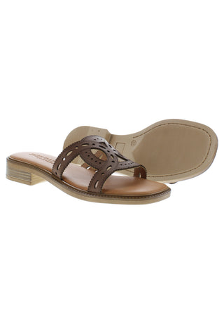 VIVIANA - modische Echtleder Pantolette